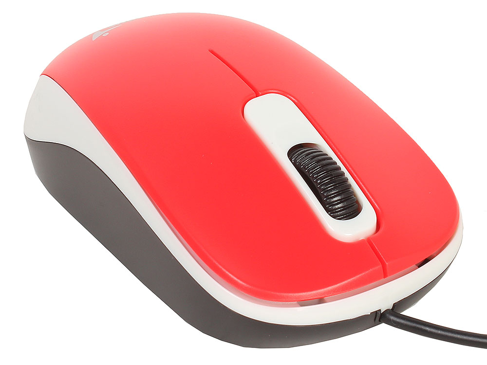 Мышь Genius DX-110 Red USB проводная, оптическая, 1200 dpi, 2 кнопки + колесо