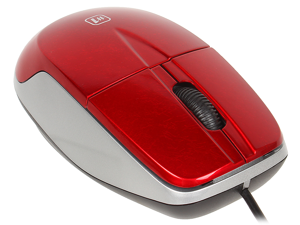 Мышь Defender MS-940 Red USB проводная, оптическая, 1200 dpi, 2 кнопки + колесо