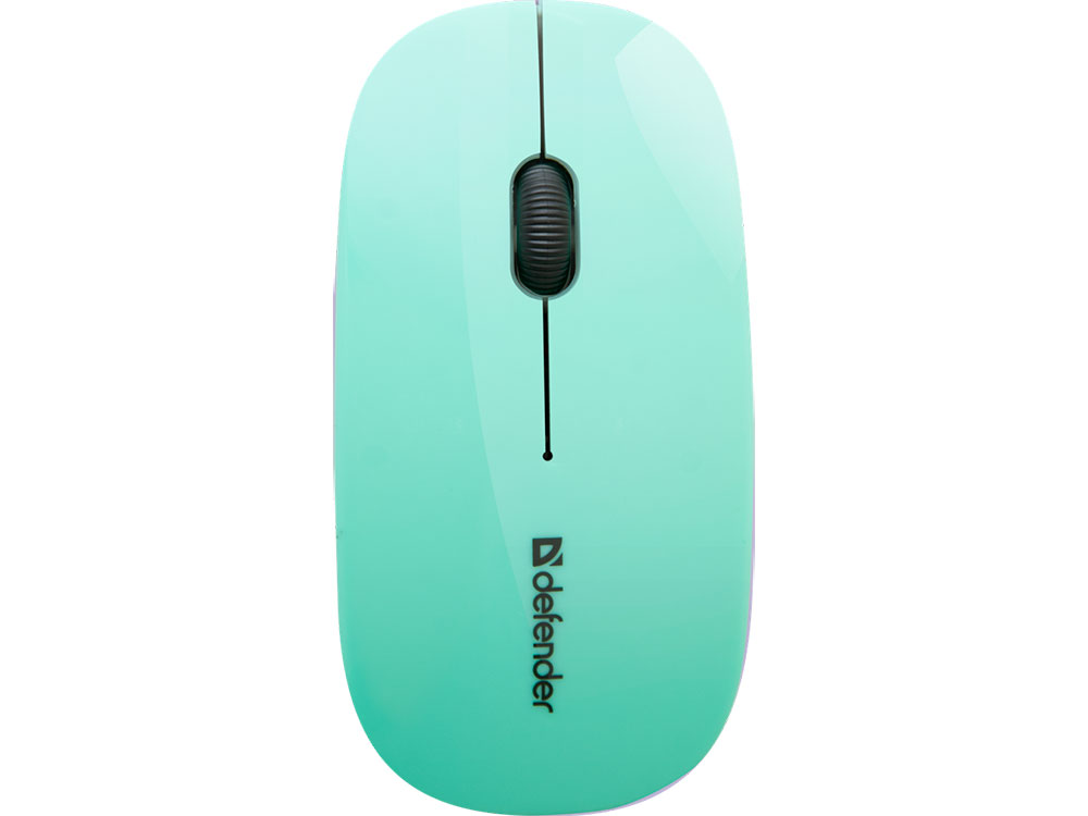 

Мышь беспроводная DEFENDER NetSprinter MM-545 зелёный серый USB