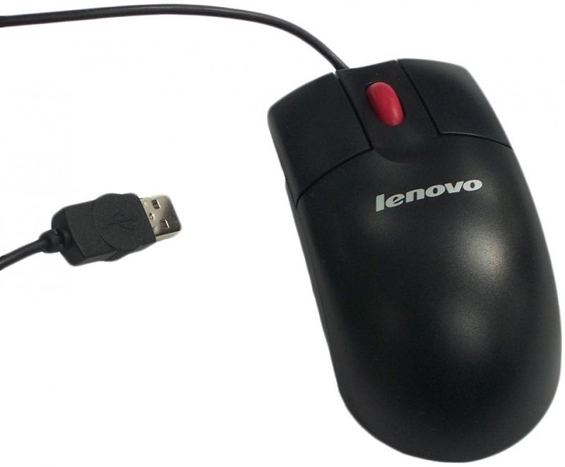 

Мышь проводная Lenovo 06P4069 чёрный USB