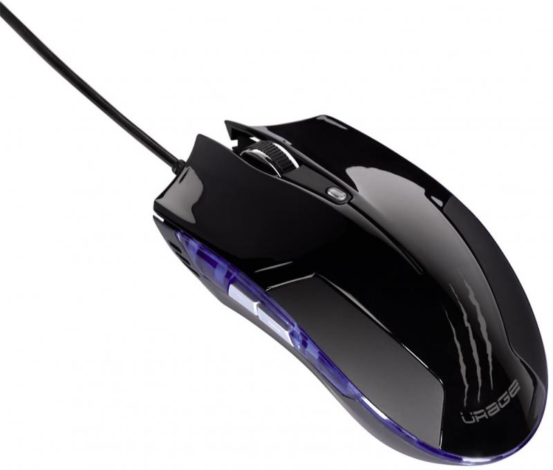 

Мышь проводная HAMA uRage H-62888 чёрный USB