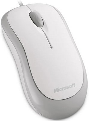 Мышь Microsoft 4YH-00008 White USB проводная, оптическая, 1000 dpi, 2 кнопки + колесо