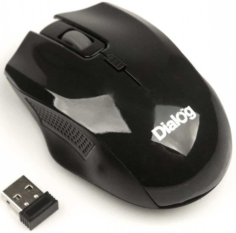 

Мышь беспроводная Dialog MROP-04UB чёрный USB