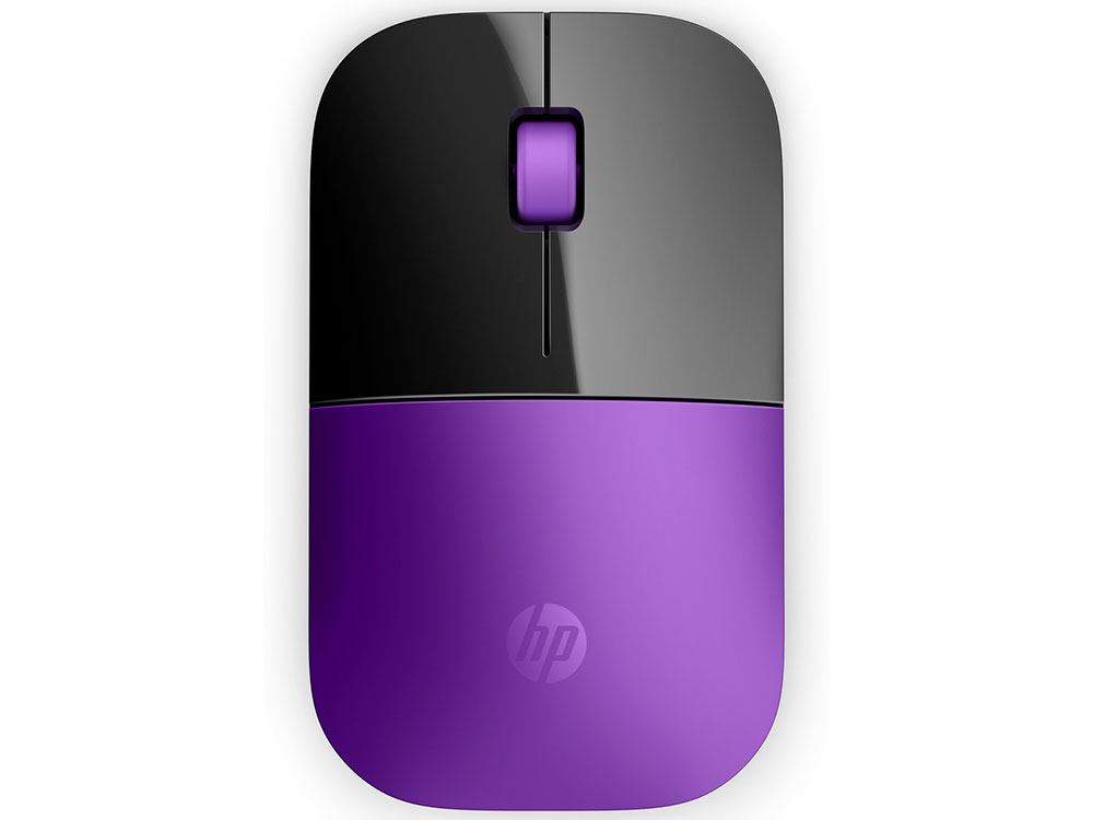 

Мышь беспроводная HP Z3700 Black Purple USB оптическая, 1200 dpi, 3 кнопки + колесо