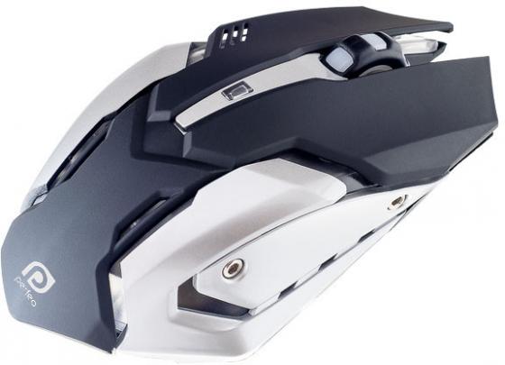 

Мышь проводная Perfeo Shooter PF-1709-GM чёрный USB