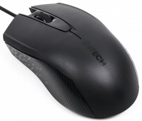 

Мышь A4 OP-760 Black USB оптическая, 1000 dpi, 3 кнопки + колесо