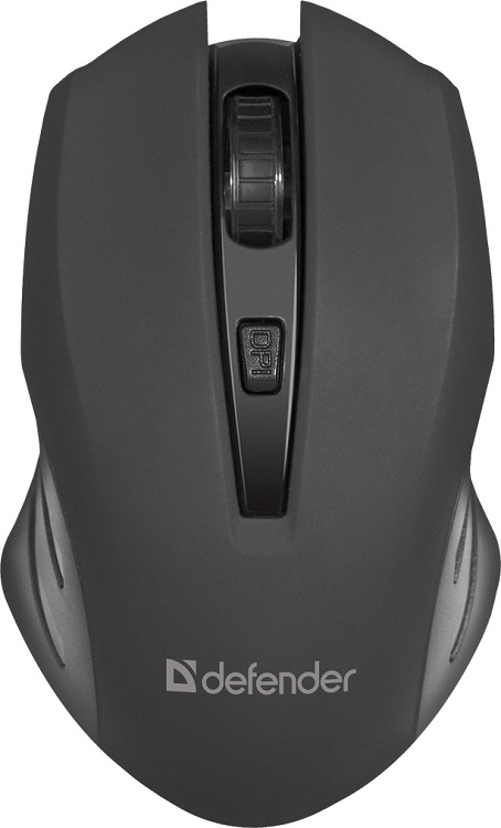 

Мышь беспроводная Defender Datum MM-355 Black USB оптическая, 1300 dpi, 3 кнопки + колесо