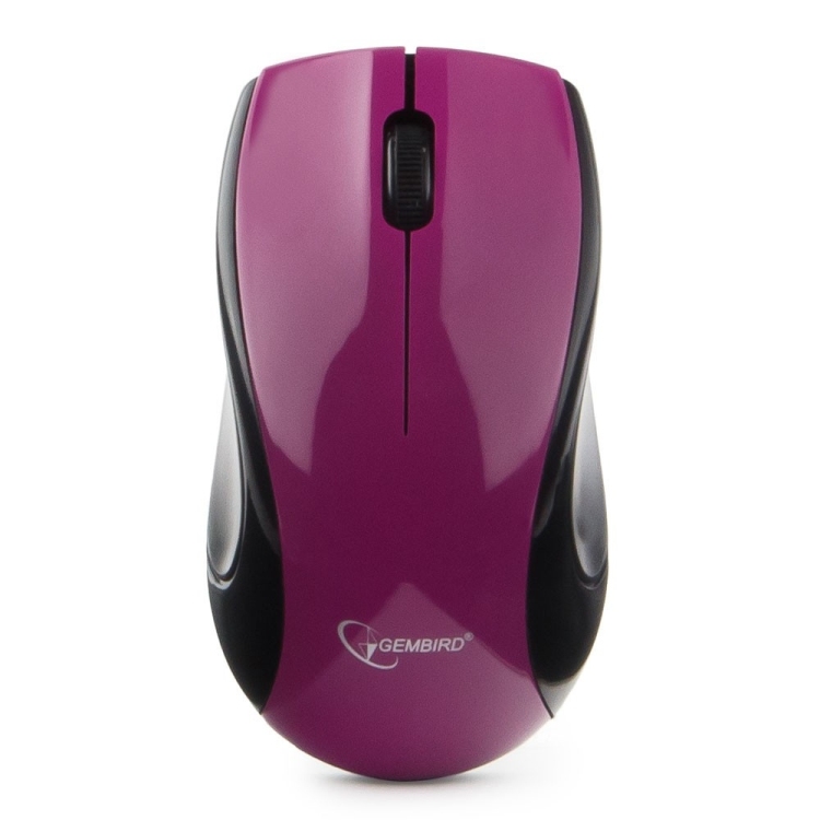 Мышь беспроводная Gembird MUSW-320-P Purple USB оптическая, 1000 dpi, 2 кнопки + колесо Мышь беспроводная Gembird MUSW-320-P Purple USB оптическая, 1000 dpi, 2 кнопки + колесо