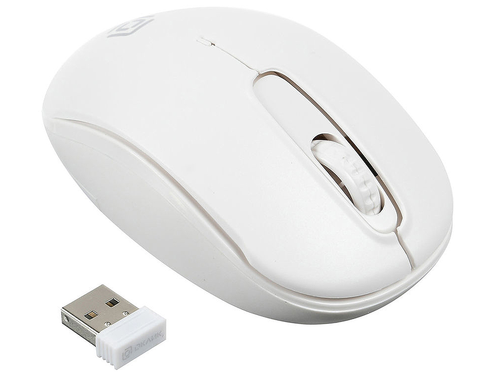 

Мышь беспроводная Oklick 505MW White USB оптическая, 1000 dpi, 2 кнопки + колесо