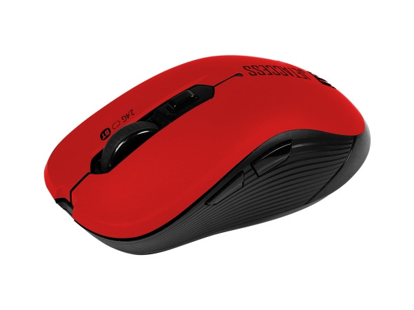 

Мышь беспроводная Jet.A Comfort OM-B90G Red BT + USB оптическая, 1600 dpi, 5 кнопок + колесо