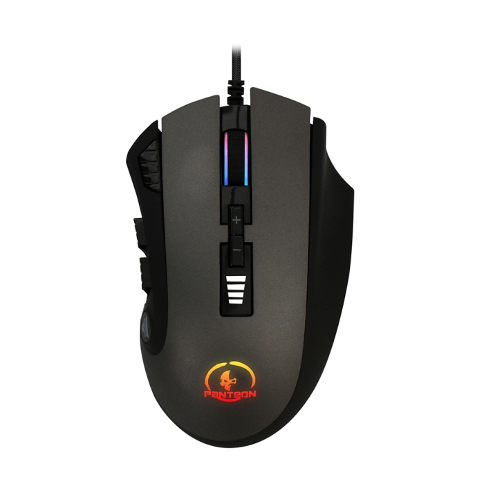 

Мышь Jet.A Panteon PS90 Black/Grey USB оптическая, 10000 dpi, 11 кнопок + колесо