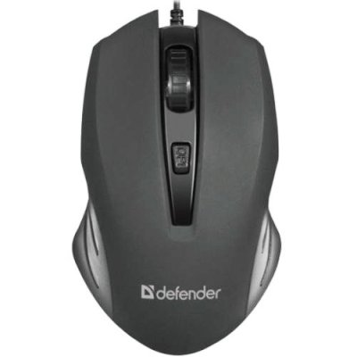 

Мышь Defender Datum MM-351 Black USB проводная, оптическая, 1600 dpi, 3 кнопки + колесо