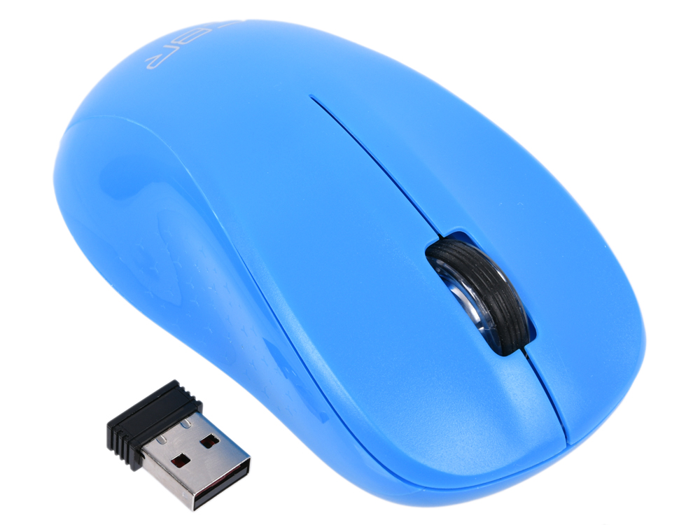 Мышь беспроводная CBR CM-410 Blue USB(Radio) оптическая, 1000 dpi, 3 кнопки + колесо