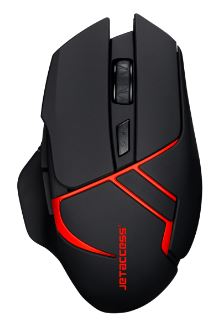 

Мышь беспроводная Jet.A Comfort OM-U64G Black/Red USB(Radio) оптическая, 1600 dpi, 5 кнопок + колесо