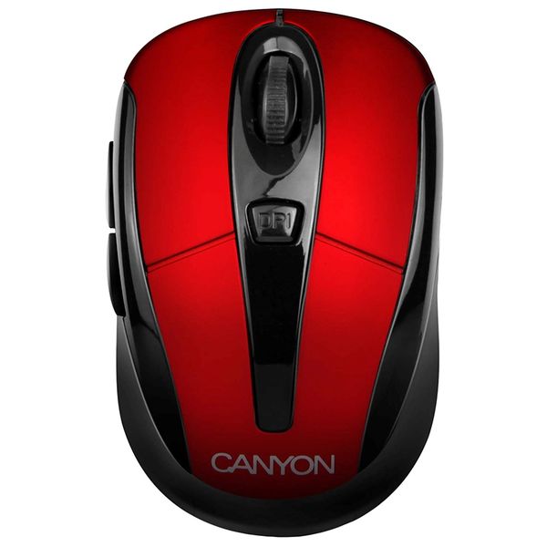 

Мышь беспроводная Canyon CNR-MSOW06R Black/Red USB(Radio) оптическая, 1600 dpi, 6 кнопок