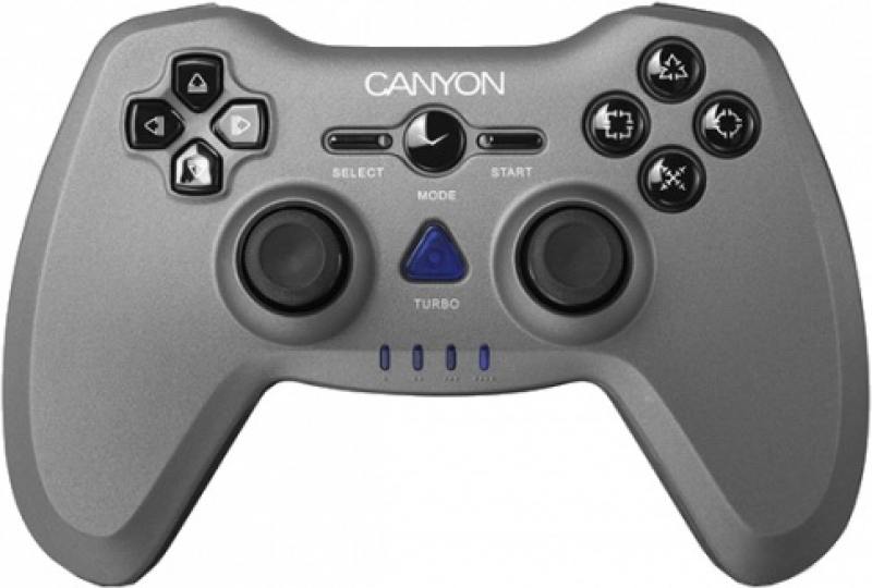 

Геймпад беспроводной CANYON CNS-GPW6 серый ПК / PS2 / PS3