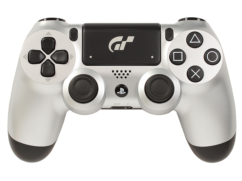 

Геймпад Sony Dualshock 4 DS4 GTS для Sony PlayStation 4 белый + Игра Gran Turismo Sport