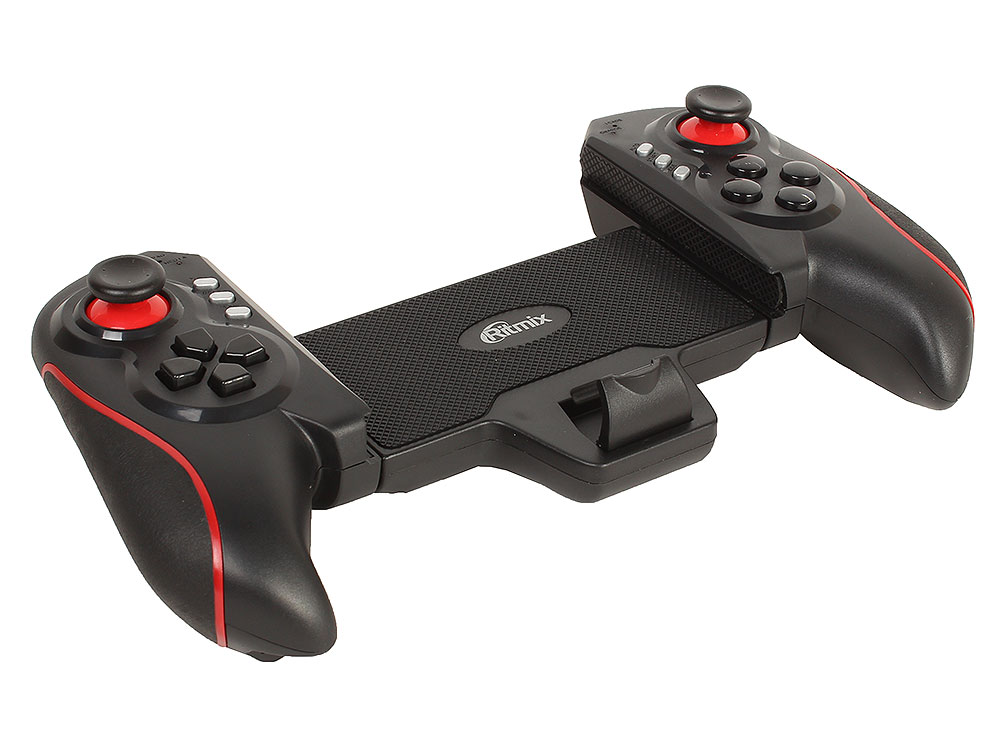 

Геймпад RITMIX GP-050BTH Black Red Bluetooth, для iOs/Android/PC, крепление для телефона/планшета, АКБ 350 мАч, microUSB