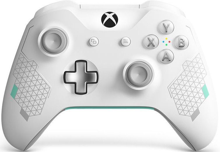 

Беспроводной геймпад для Xbox One цвета Sport White с разъемом 3,5 мм и Bluetooth