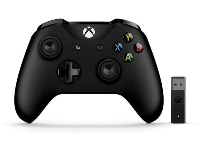 

Геймпад беспроводной Microsoft Xbox One + Беспроводной ПК адаптер черный [4n7-00003