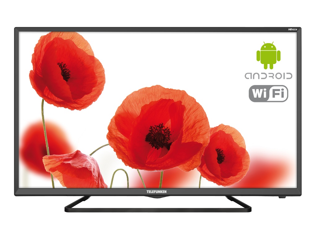 

Телевизор Telefunken TF-LED32S52T2S LED 31,5" Black, Smart TV, 16:9, 1366х768, 5 000:1, 330 кд/м2, USB, HDMI, Wi-Fi, RJ-45, DVB-T, T2, C