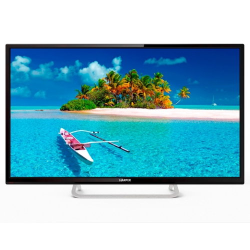 

Телевизор Harper 32R660T LED 32" Black, 16:9, 1366x768, 70000:1, 230 кд/м2, USB, VGA, 3xHDMI, AV, DVB-T, T2, C