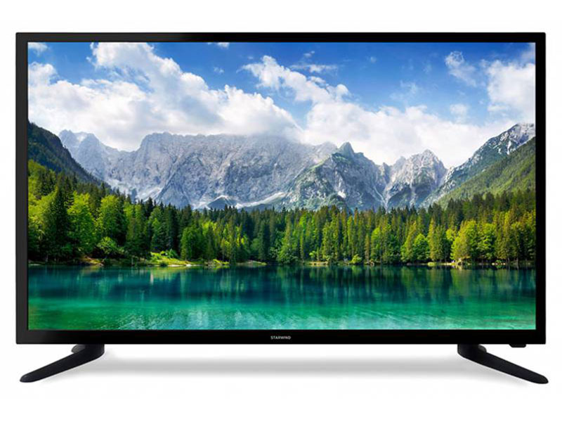 

Телевизор Starwind SW-LED24R301BT2 LED 31.5" Black, 16:9, 1366x768, 3000:1, 230 кд/м2, 2xUSB, VGA, 3xHDMI, DVB-T, T2, C