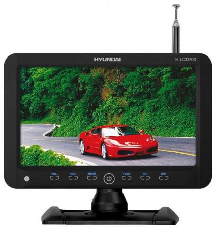 

Автомобильный телевизор HYUNDAI H-LCD700 7" Black, 16:9, 480x234, 300:1, 300 кд/м2