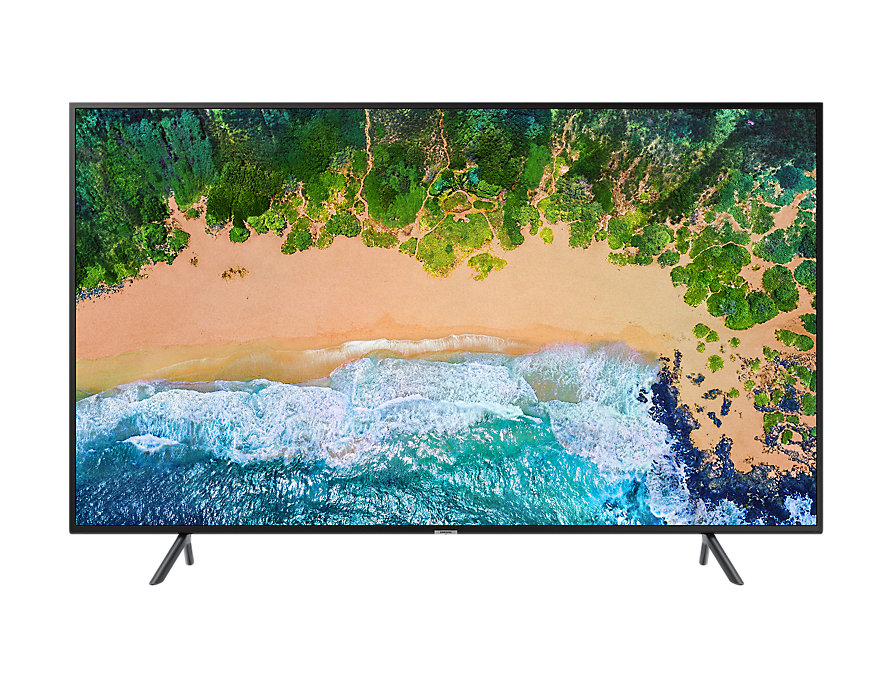 

Телевизор Samsung UE43NU7100UXRU LED 43" Black, Smart TV, 16:9, 3840x2160, 2xUSB, 3xHDMI, AV, RJ-45, Wi-Fi, DVB-S2, T2, C