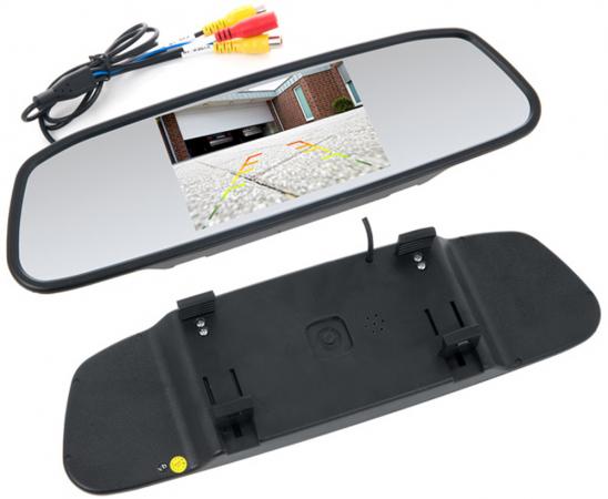 

Зеркало заднего вида с монитором Swat VDR-2U 5" 16:9 800x480
