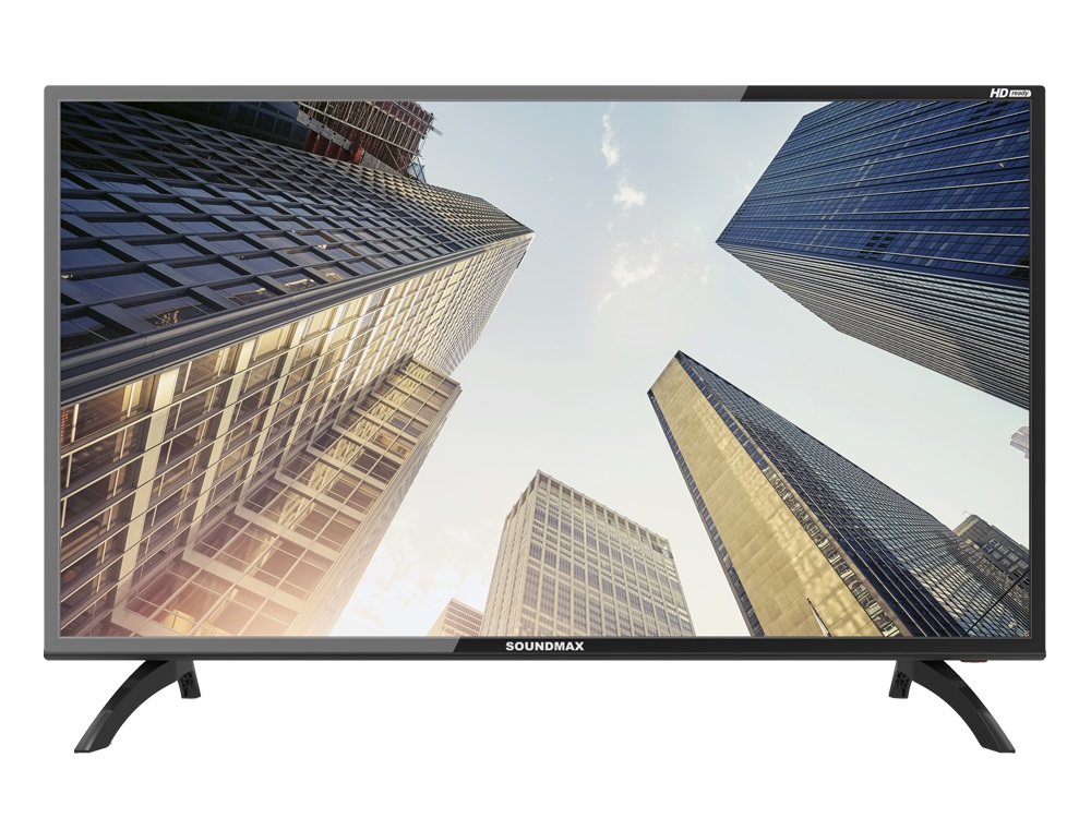 

Телевизор Soundmax SM-LED39M06 LED 39" Black, 16:9, 1366x768, 2500:1, 240 кд/м2, 3xHDMI, USB, VGA, AV, DVB-T2, T, C