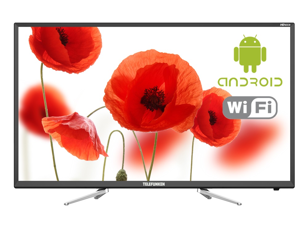 

Телевизор Telefunken TF-LED32S81T2S LED 32" Black, Smart TV, 16:9, 1366х768, 3 000:1, 280 кд/м2, USB, HDMI, Wi-Fi, RJ-45, DVB-T, T2, C