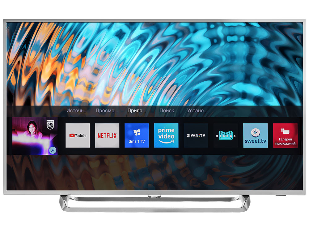 

Телевизор Philips 55PUS6262/60 LED 55" Black, Smart TV, 16:9, 3840x2160, 350 кд/м2, USB, HDMI, Wi-Fi, RJ-45, DVB-T, T2, C, S, S2