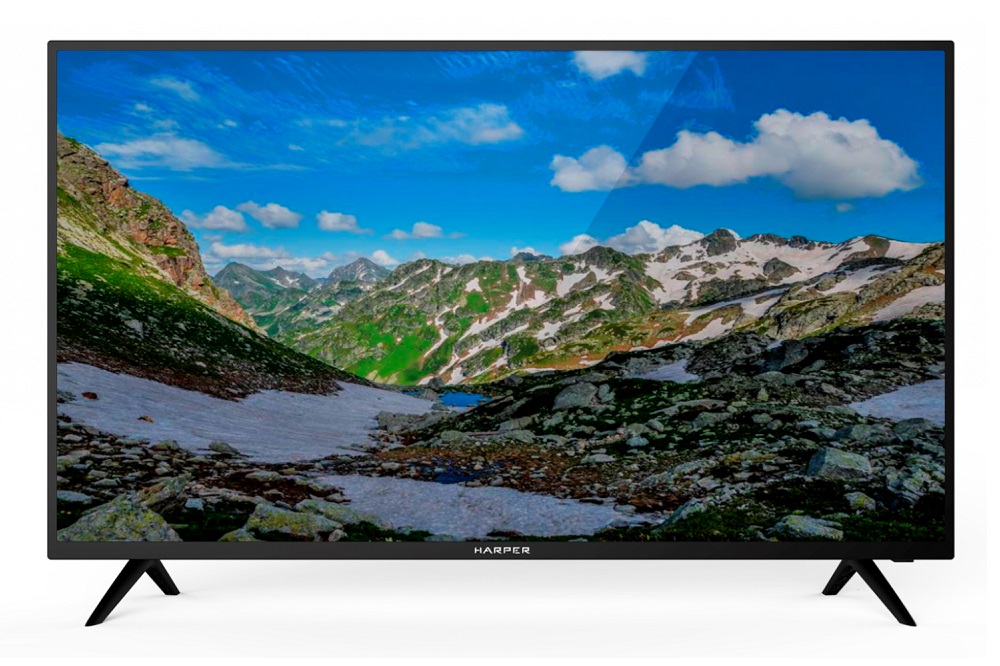 

Телевизор Harper 40F750TS LED 40" Black, Smart TV, 16:9, 1920x1080, 80000:1, 260 кд/м2, USB, HDMI, Wi-Fi, RJ-45, DVB-T, T2, C, S2