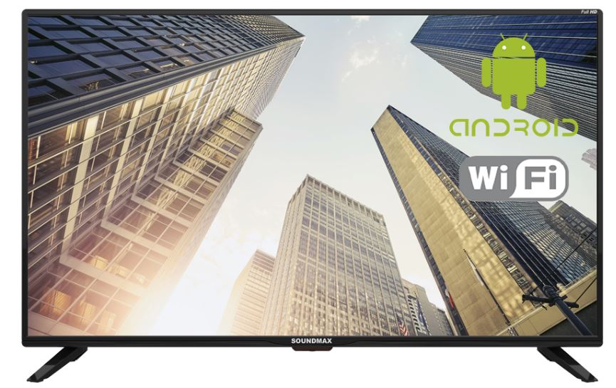 

Телевизор Soundmax SM-LED43M01S LED 43" Black, Smart TV, 16:9, 1920 x 1080, 4 000:1, 270 кд/м2, USB, HDMI, VGA, noS-Video, Wi-Fi, RJ-45, DVB-T/T2, DVB-C