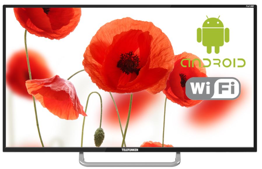 

Телевизор Telefunken TF-LED43S40T2S LED 43" Black, Smart TV, 16:9, 1920x1080, 1200:1, 270 кд/м2, USB, HDMI, VGA, AV, Wi-Fi, RJ-45, DVB-T, T2, C, S, S2