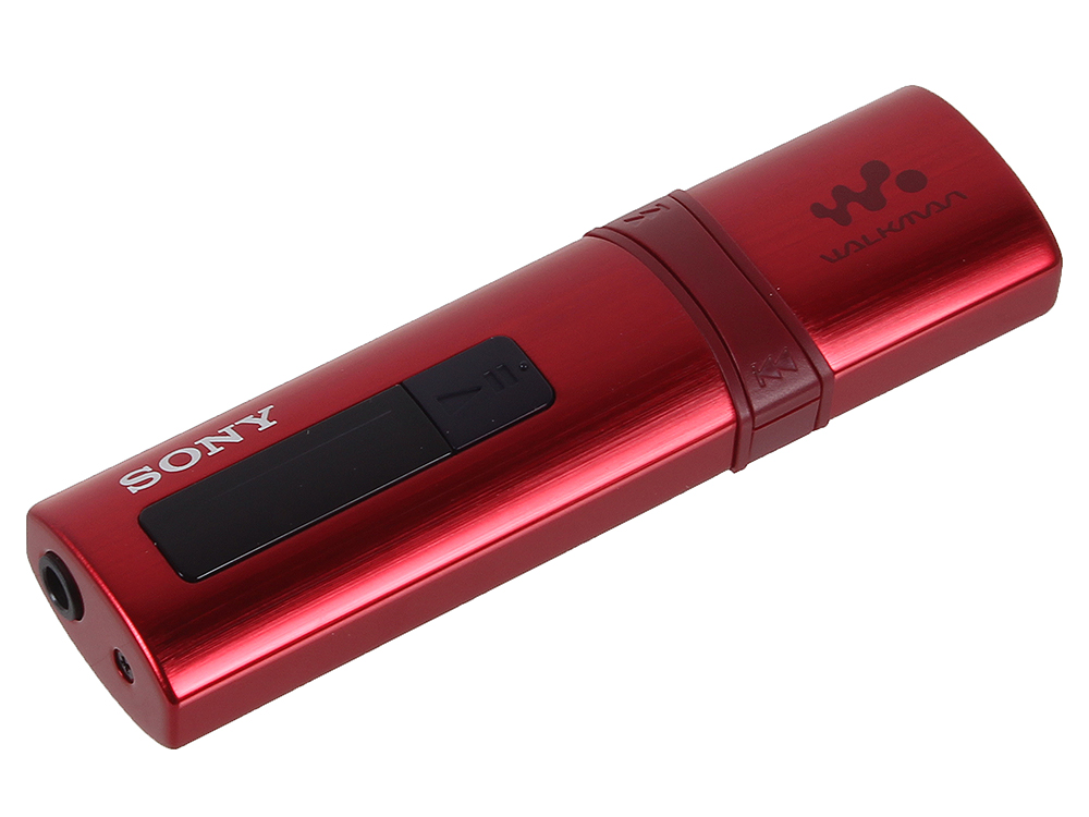 Плеер Sony NWZ-B183F МР3 плеер, 4GB, FM тюнер, красный