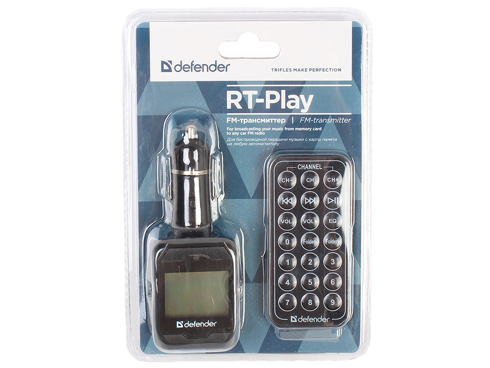 Rt player. Fm трансмиттер Defender. Defender RT Play fm Transmitter. Блютуз модулятор Defender. Defender (68009) fm-трансмиттер RT-Multy BT/HF, USB 2.1A.