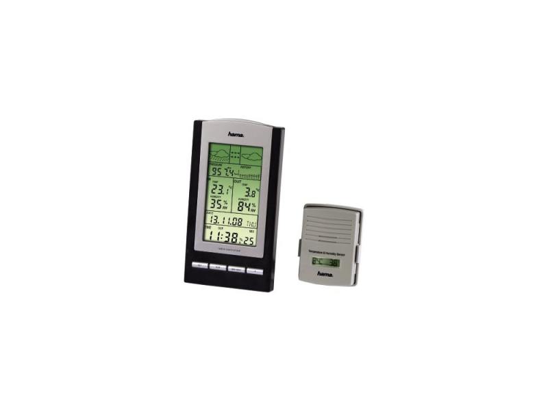 

Метеостанция Hama H-76045 EWS-800 черно-серебристый