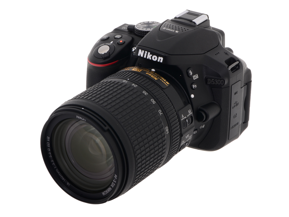 

Фотоаппарат Nikon D5300 Black KIT (DX 18-140 24.1Mp, 3" WiFi, GPS)