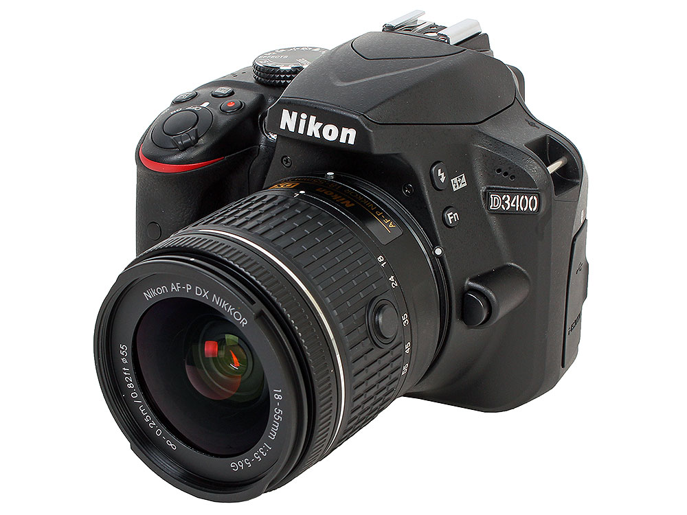 

Фотоаппарат Nikon D3400 Black KIT (AF-P 18-55 non VR 24,7Mp, 3" LCD)