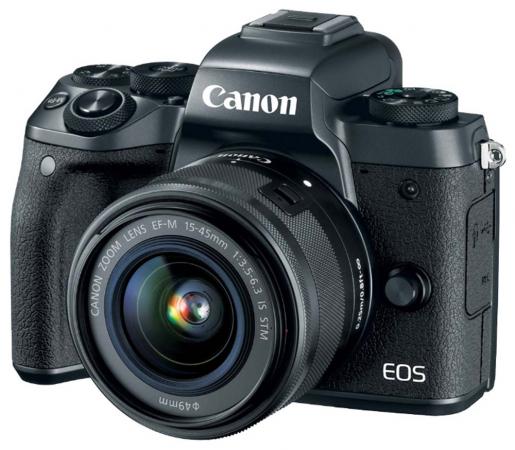 

Фотоаппарат Canon EOS M5 24Mpix 3" 1080p WiFi 15-45 IS STM f/ 3.5-6.3 LP-E17 черный 1279C012