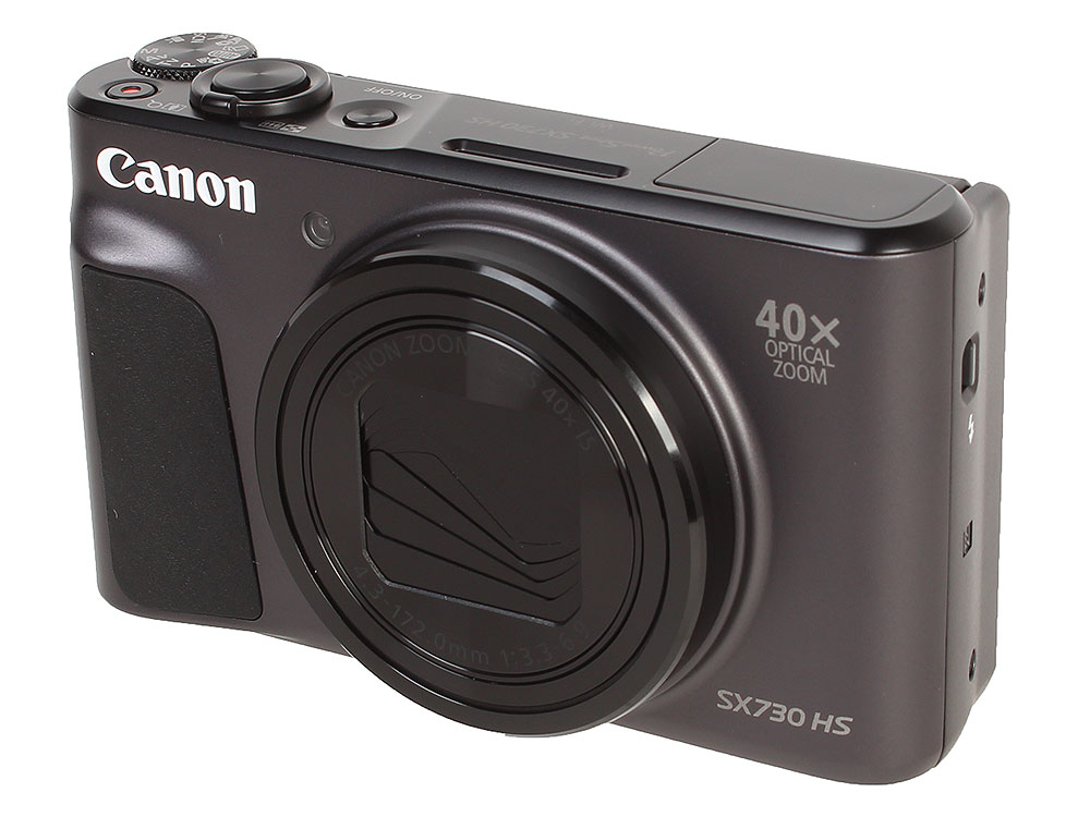 

Фотоаппарат Canon PowerShot SX730 HS (1791C002) Black 20.3 Mp, 1/2.3" / max 5184 x 3888 / 40x zoom / экран 3.0" / 300 г
