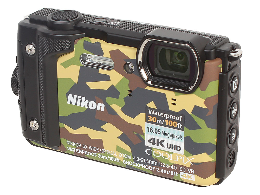 Фотоаппарат Nikon Coolpix W300 Grey (Camo) 16.0Mp, 5x zoom, 3.0 Фотоаппарат Nikon Coolpix W300 Grey (Camo) 16.0Mp, 5x zoom, 3.0