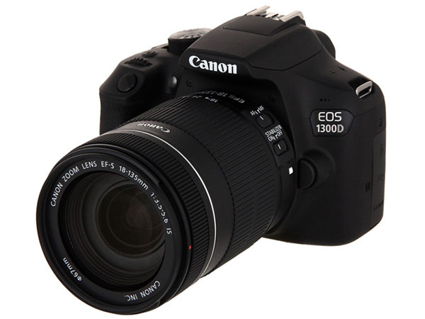 

Фотоаппарат Canon EOS 1300D Kit Black EF-S 18-135mm f/3.5-5.6 IS <зеркальный, 18.0 Mp, SD,SDHC, SDXC,USB, HDMI>
