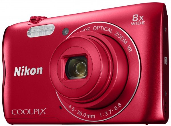 

Фотоаппарат Nikon Coolpix A300 Red 20.1Mp, 8x zoom, SD, Wi-Fi, BT, USB, 2.7"