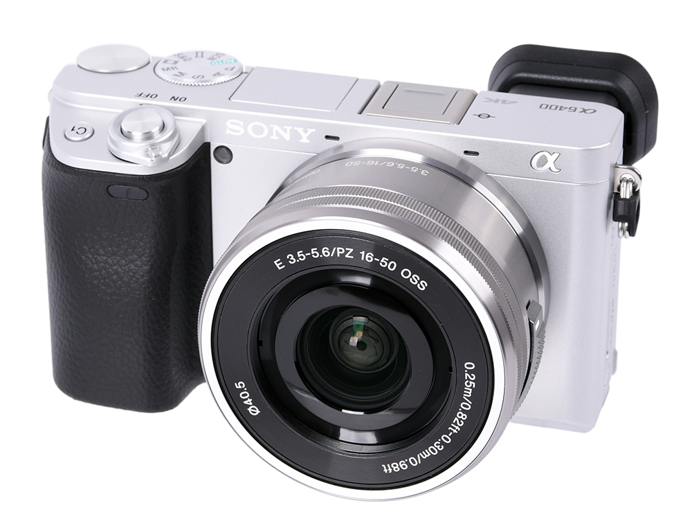 

Фотоаппарат Sony ILCE-6400LS (ILCE6400LS.CEC) Silver 24.2 Mp, 23.5 x 15.6 мм / max 6000 x 4000 / экран 3.0" / 0,403 г