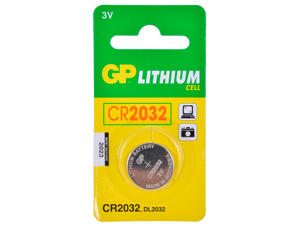 Элемент питания GP CR2032-C1 (для биоса мат. плат)