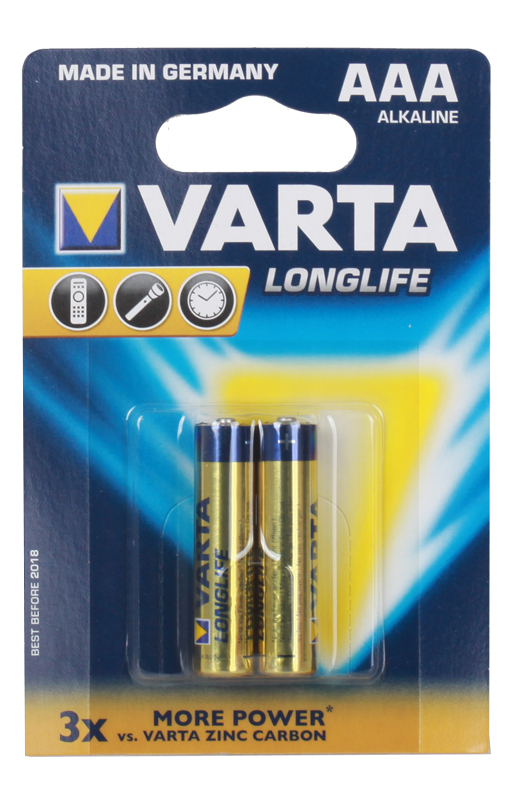 

Батарейки VARTA Long Life AAA блистер 2 04103101412