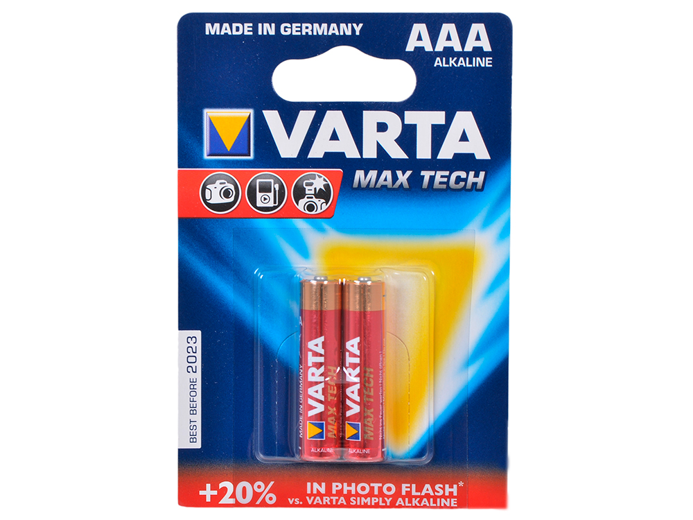 

Батарейки VARTA MAX TECH AAA бл 2